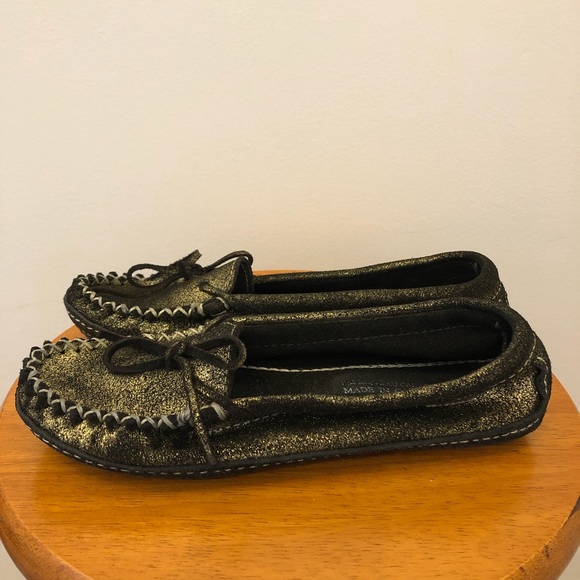 Made in Canada suede moccasins, US 6 - Picture 3 of 5